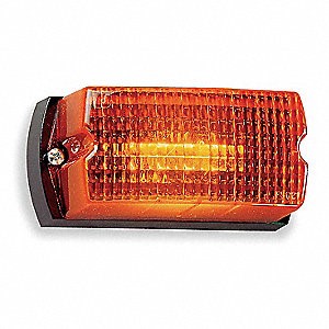 Low Profile Warning Light, Strobe, Amber