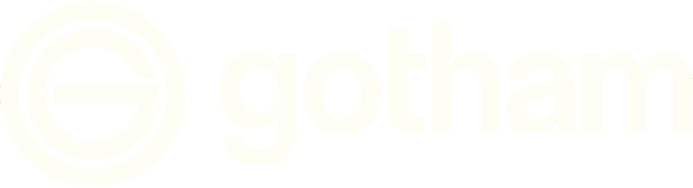 Gotham Dispensary White Logo